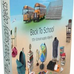 PixelSquid - Back to School Collection (PSD)