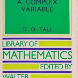 Elementary Theory of Analytic Functions of One or Several Complex Variables - Henri Cartan