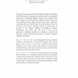 The Cambridge World History of Sexualities: Volume 2, Systems of Thought and Belief - Merry E. Wiesner-Hanks