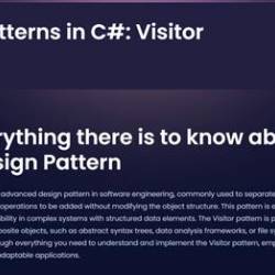 Dometrain - Design Patterns in C# Visitor