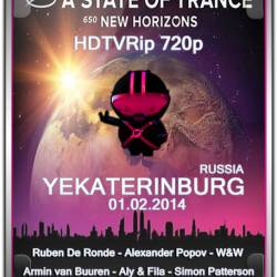 A State of Trance 650 New Horizons Yekaterinburg (HDTVRip/720p/2014)