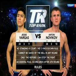 .   -   (  2014.08.03) / Jessie Vargas vs. Anton Novikov (2014) HDTVRip