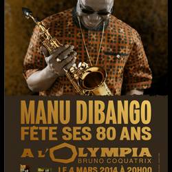 Manu Dibango fete ses 80 ans a l'Olympia (2014) DVB