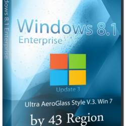 Windows 8.1 Enterprise Update 3 Ultra AeroGlass Style V.3. Win 7 Games-Variant by 43 Region (2015/RUS)