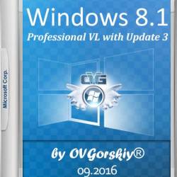 Windows 8.1 Professional VL with Update 3 by OVGorskiy 09.2016 (x86/x64/RUS)