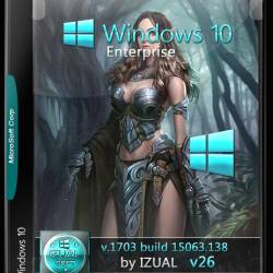 Windows 10 Enterprise x64 15063.138 v.1703 by IZUAL v.26 (RUS/2017)