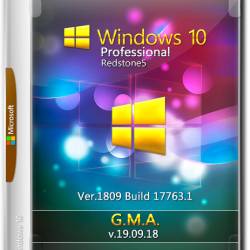 Windows 10 Professoinal x64 RS5 1809 G.M.A. v.19.09.18 (RUS/2018)