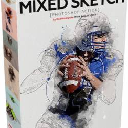 GraphicRiver - Mixed Sketch Photoshop Action