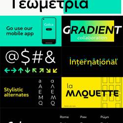 Golca font family