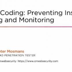 Secure Coding: Preventing Insufficient Logging and Monitoring