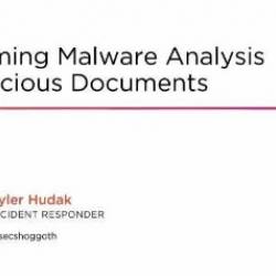 Performing Malware Analysis on Malicious Documents