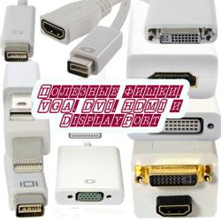  . VGA, DVI, HDMI  DisplayPort (2015)