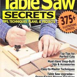 Woodsmith. Table Saw Secrets, Tips, Techniques, Plans & Projects (2010) PDF