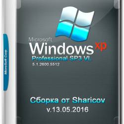 Windows XP Professional SP3 VL x86 Sharicov v.13.05.2016 (RUS)