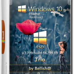 Windows 10 Home x86 Trio 16299.19 ESD by Bellish@ (RUS/2017)