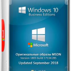 Windows 10 x86/x64 Business Editions ver.1803 Updated Sep 2018 MSDN (RUS)