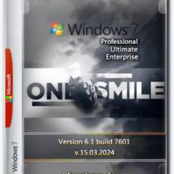 Windows 7 SP1 x64   by OneSmiLe (15.03.2024) (Ru/2024)