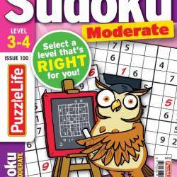 PuzzleLife Sudoku Moderate - Issue 100[p 2024