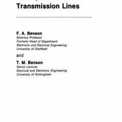 Fields, Waves and Transmission Lines - M. Benson