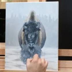 How To Paint A Bison In Yellowstone With James Corwin