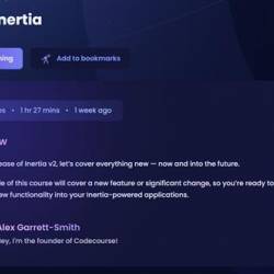 CodeCourse - New in Inertia