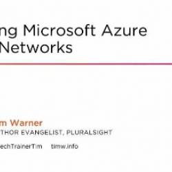 Managing Microsoft Azure Virtual NetWorks