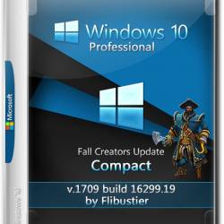 Windows 10 Pro 1709 x64 Compact By Flibustier (RUS/2017)