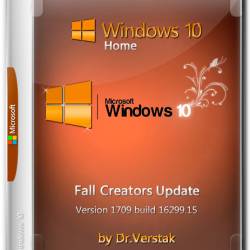 Wndws 10 Home x64 Fall Vr.1709.16299.15 by Dr.Verstak (RUS/2017)