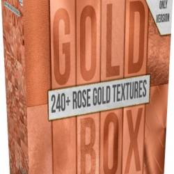 Creative Market - 240+ Rose Gold Foil Texture Pack - 2136221