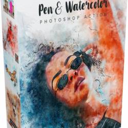 GraphicRiver - Pen / Watercolor Photoshop Action
