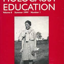 The Journal of Holocaust Education Volume 8, No. 1, 1999. - [AUDIOBOOK]